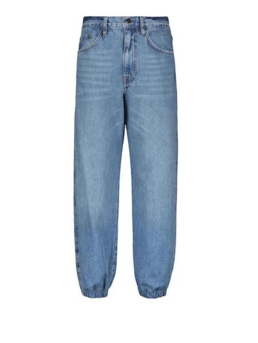 FRAME The Lounge high-rise barrel-leg jeans Bubble Size 27 Ballon Flaw